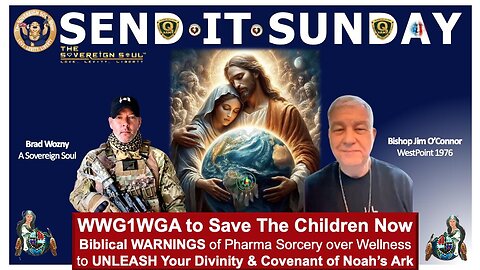 ⚡️SEND IT SUNDAY⚡️BIBLICAL Warnings of Pharma, Covenant of Noah’s Ark & How 2 Unleash Your Divinity!