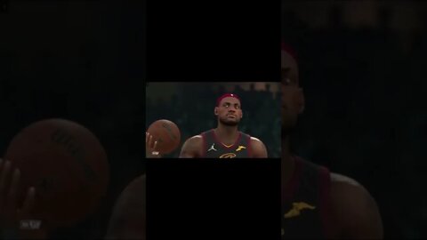 NBA 2k22 Lebron James Slam Dunk #shorts