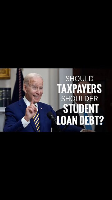 We Asked: Should Taxpayers Shoulder Student Loan Debt? | #shorts