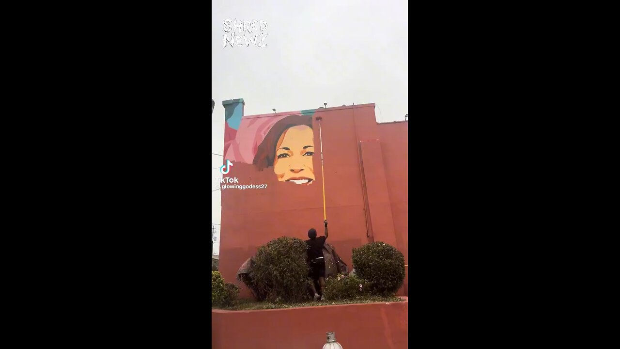 🚨 BUILDING ‘UNBURDENED’: Kamala Harris Mural Painted Over Post-Election