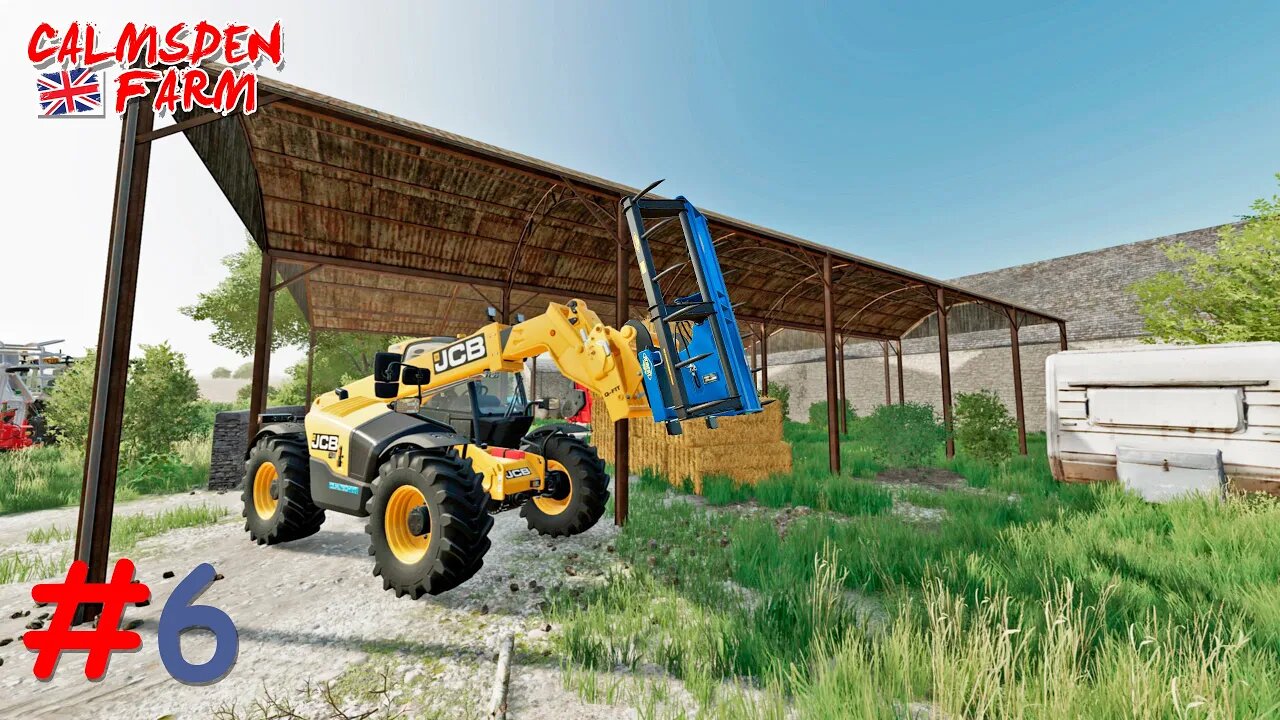 FS22 | PORTAPACAS NUEVO PARA LA JCB Y LA CLAAS NO CABE #6 | CALMSDEN FARM ESPAÑOL | PC