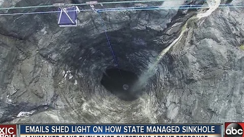 Emails shed light on how state managed Mosaic sinkhole