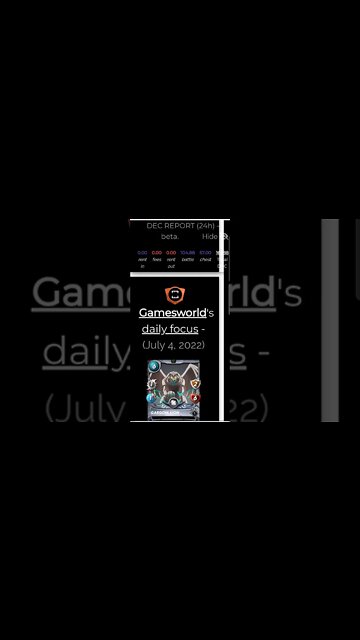Splintershare.info Daily Focus Reveal | Games World.