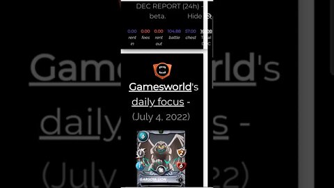 Splintershare.info Daily Focus Reveal | Games World.