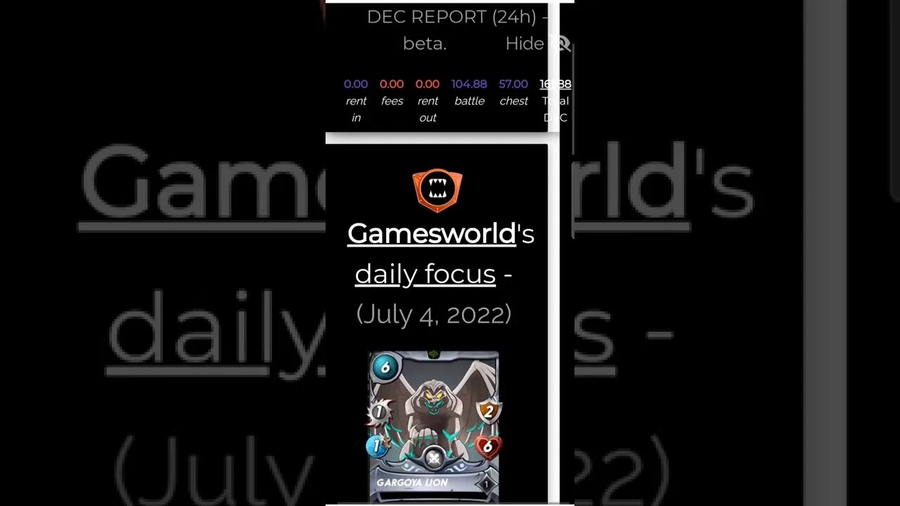 Splintershare.info Daily Focus Reveal | Games World.