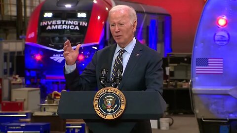 Biden Reminisces On Riding Amtrak And Seeing People "Sitting At Their Kitchen Tables. Literally!"