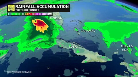 Over 100 mm of rainfall this week