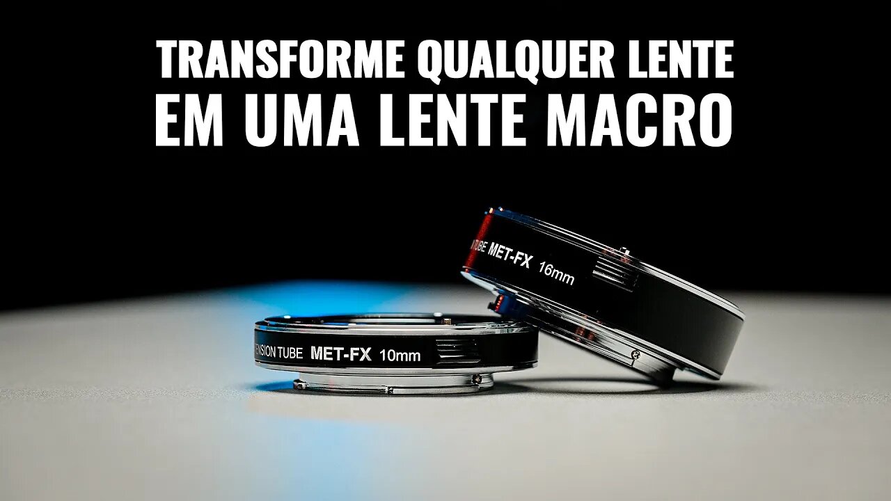 Como transformar QUALQUER LENTE em uma LENTE MACRO [Tubo de Extensão]