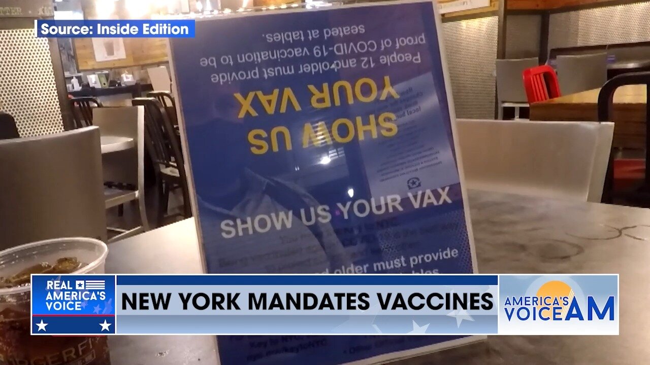 Uneven enforcement of NYC vaccine mandate invites lawsuit and Times Square protest.