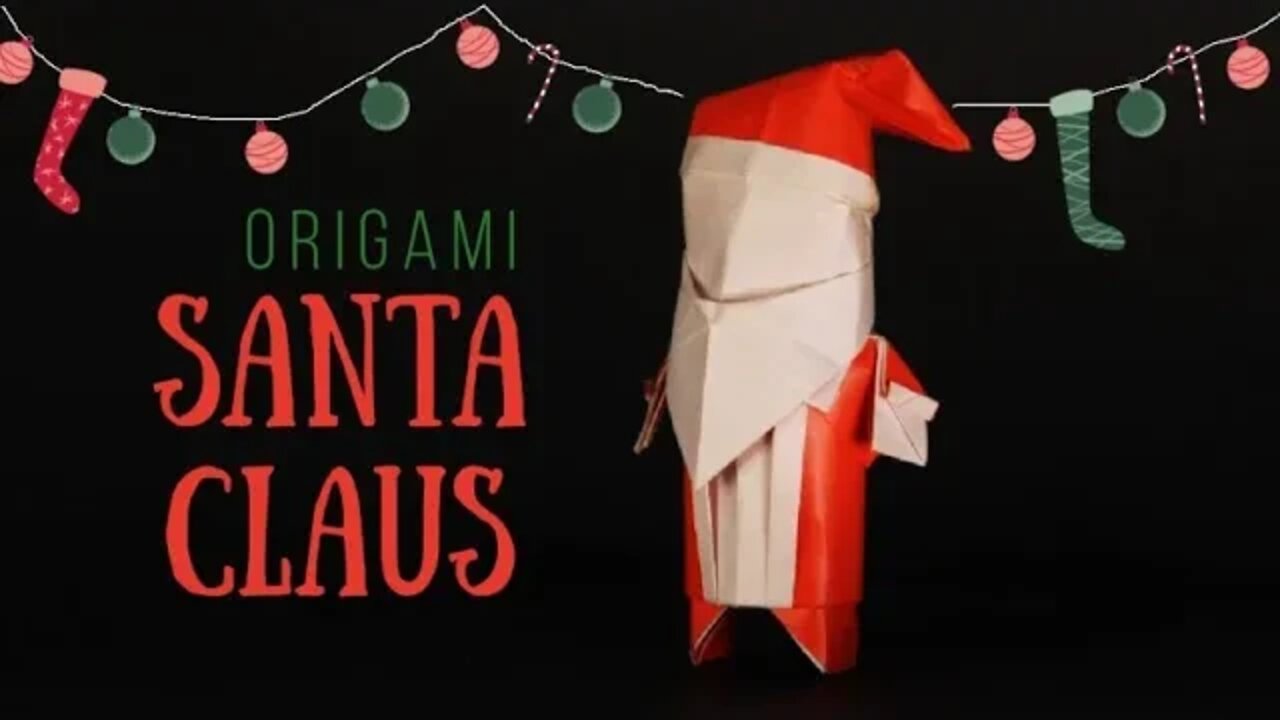 How to make an origami Santa Claus