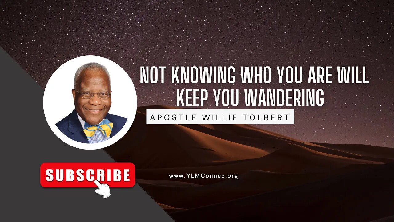 Not Knowing Who You Are Will Keep You Wandering
