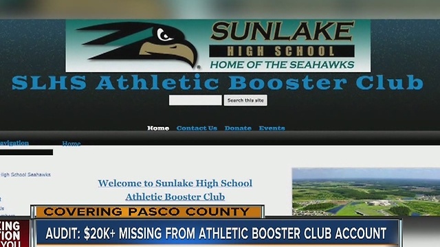 Audit: $20K+ missing from athletic booster club account