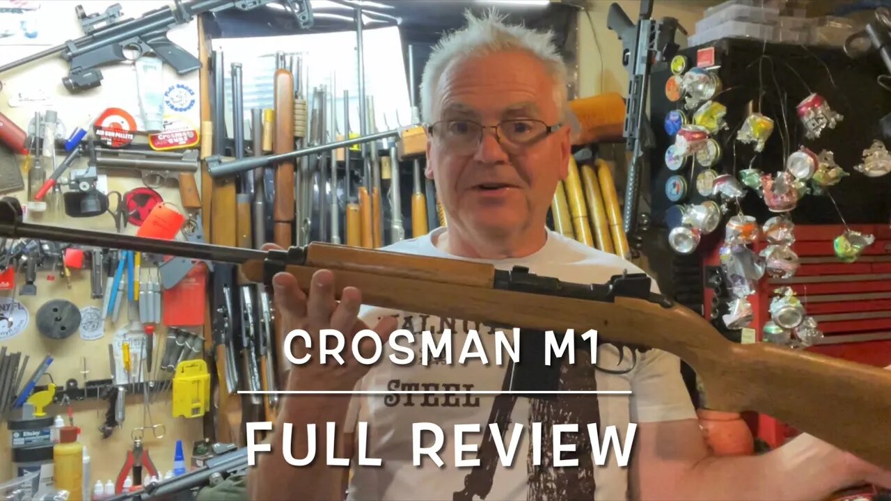 1970 Crosman M1 carbine BB gun review and testing Chrony trigger pull & targets