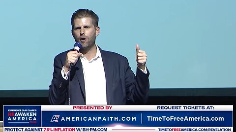 Eric Trump | "There Is A War Happening In This Country"