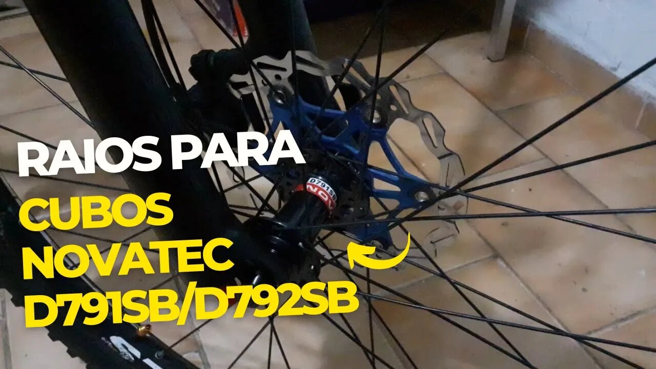 Raios para cubos Novatec