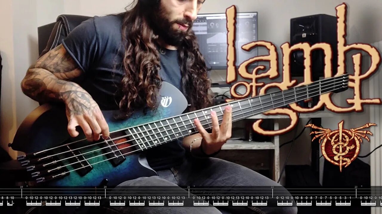 LAMB OF GOD - Walk With Me In Hell (Bass Only Cover + Tabs)