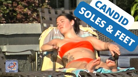 Candid Bikini with Soles and Feet