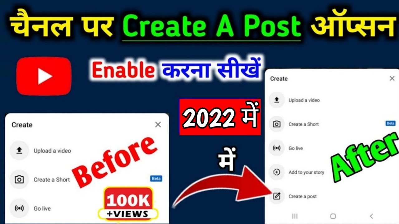 How To Create A Post On YouTube|YouTube Par Post Banay Ka Trika