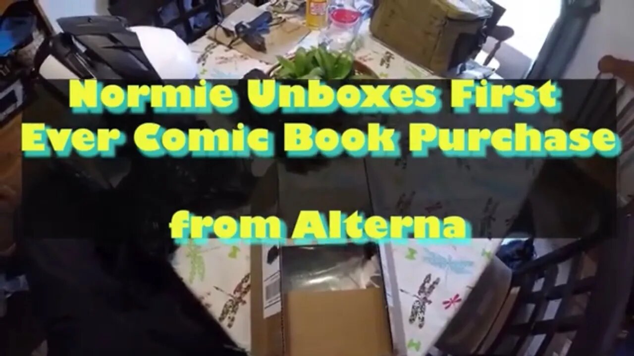 Normie Unboxes First Ever Comic Book Purchase