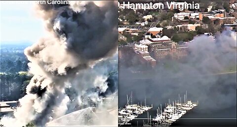 FIREFIGHTERS BATTLING MASSIVE FIRES IN BOTH CHARLOTTE NC & HAMPTON VA*TRUDEAU ANNOUNCEMENT*BIRD FLU*