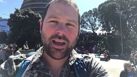 Climate Strike march, Wellington NZ (raw video). 27 Sept 2019.