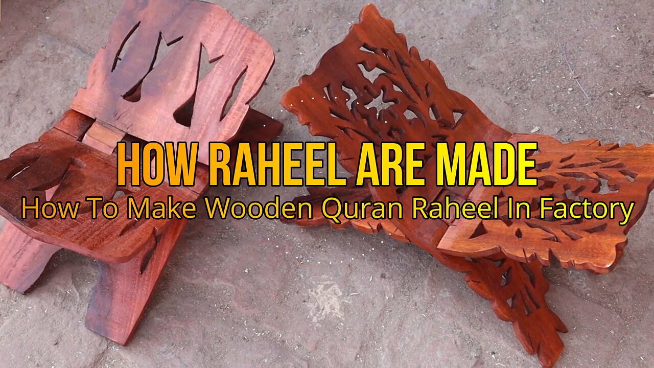 Make Wooden Quran Raheel In Factory