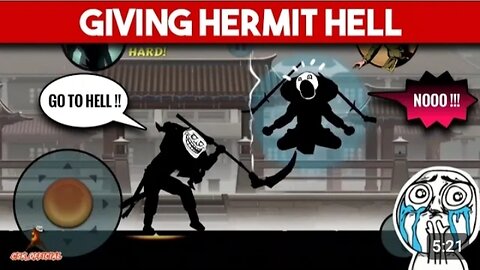 Shadow fight 2 hermit defeat