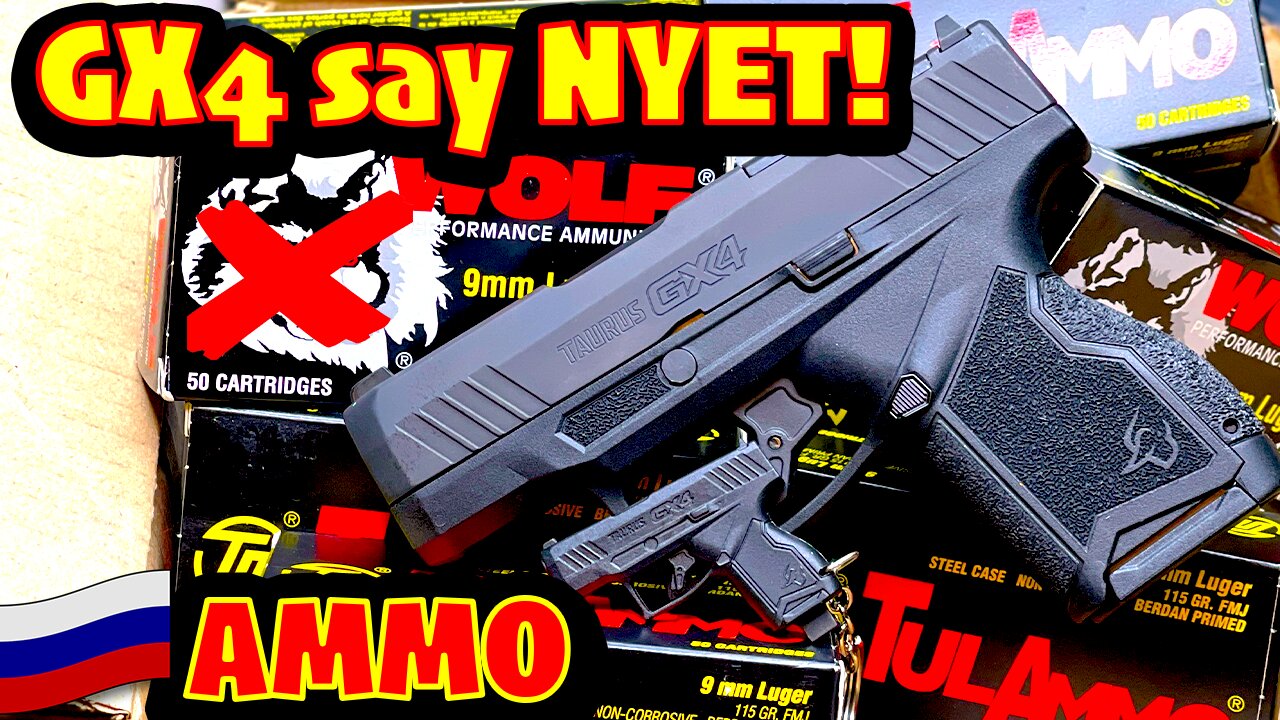 🍽 Taurus GX4 TORO 9mm PICKY EATER, doesn't like Russian DIET 🇷🇺 | Deixa eu te falar‼️