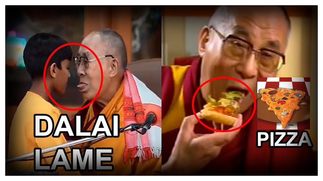 LA VERITÀ SUL DALAI LAMA CHE DOVETE SAPERE,CHE è UN PEDOFILO,CANNIBALE E SATANISTA E FA PARTE DELL'AGENDA OCCULTA DELLE ELITES MASSONICHE PAGANE SATASIONISTE TALMUDICHE video a scopo speculativo