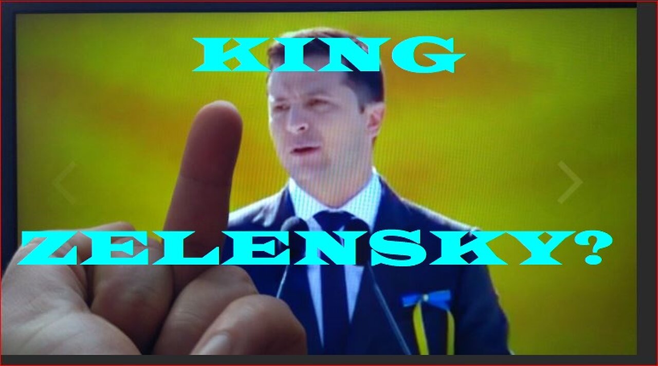 Ukraine considers reinstating a monarchy crowning Zelensky king!