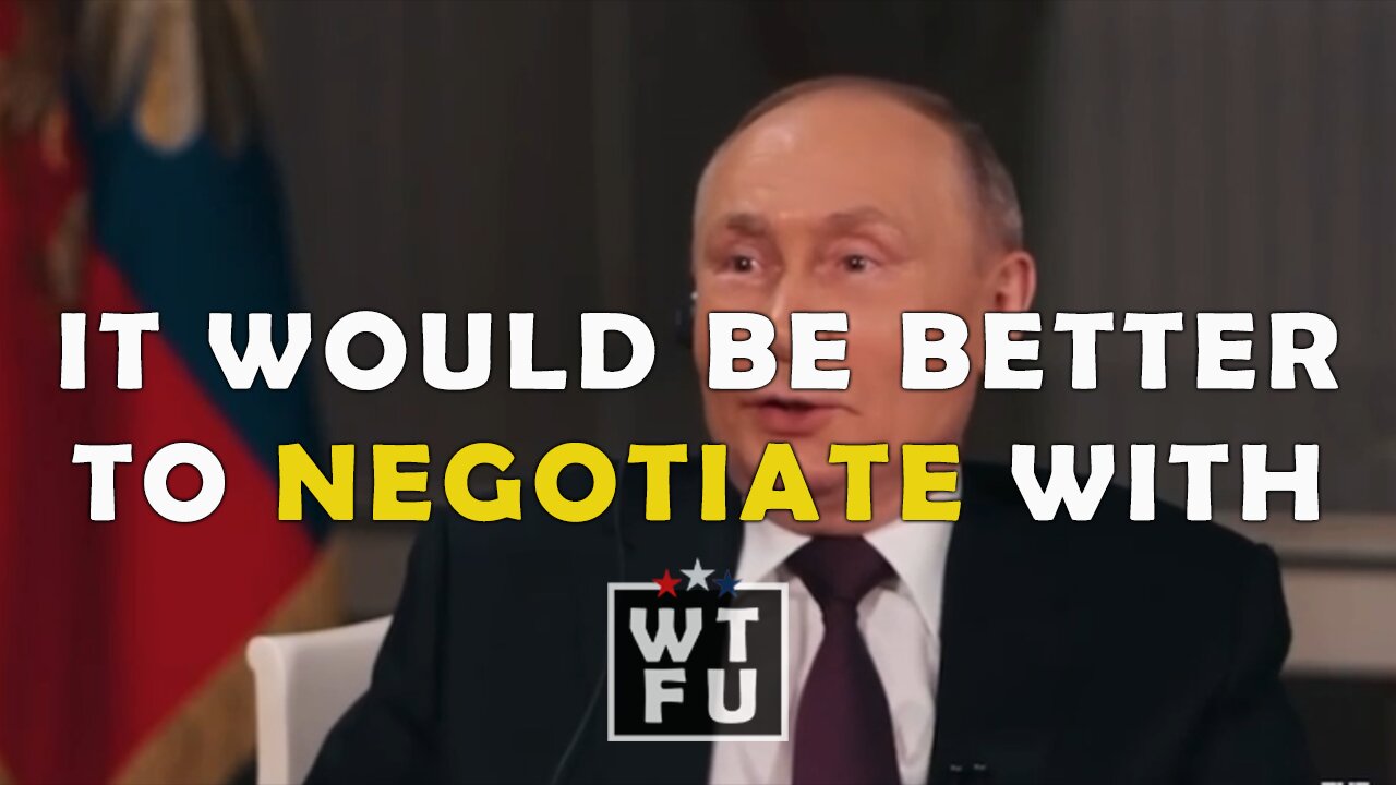 It Would Be Better to Negotiate With