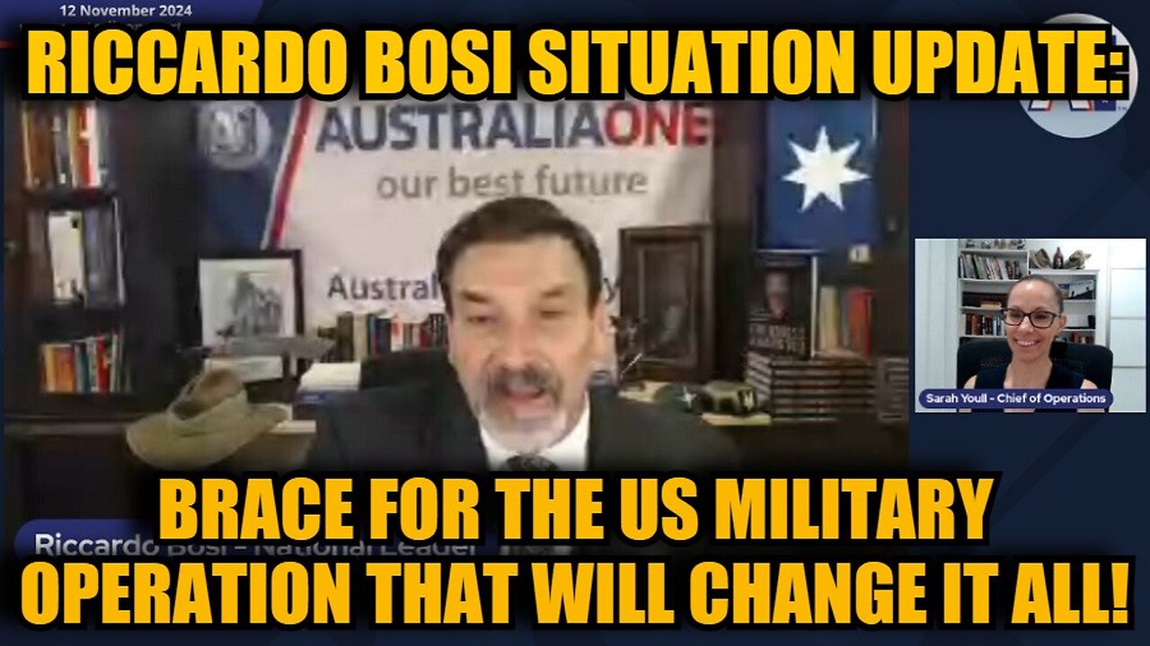 Riccardo Bosi: Situation Update 11/12/24 - Brace for the US Military Operation That Will Change It All!