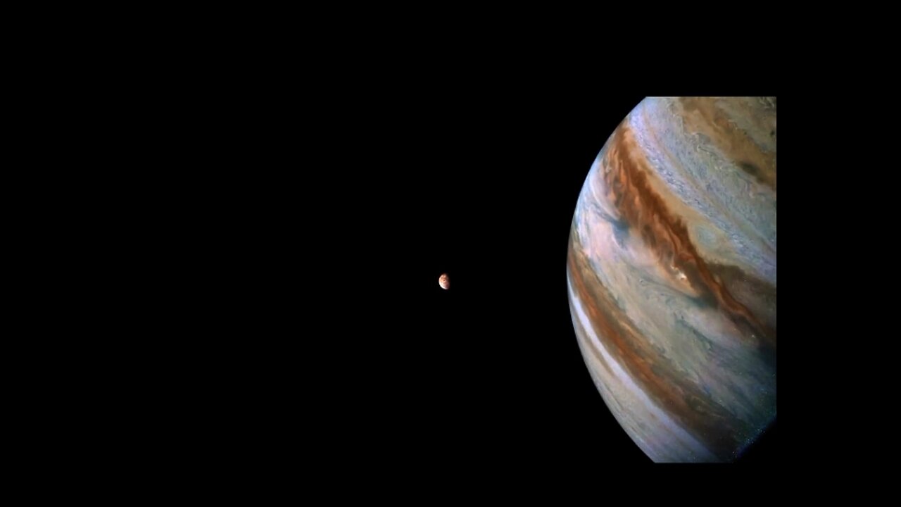 NASA's Juno Spacecraft Flies Past Io and Jupiter, With Music by Vangelis