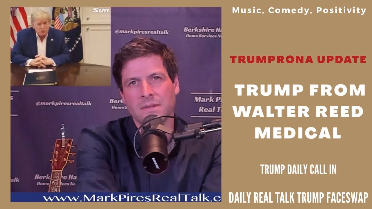Donald Trump on Coronavirus Infection from Walter Reed.. Real Talk daily Trump Call!