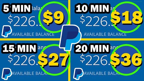 Earn $9 In 5 Minutes Free PayPal Money Over & Over Again!