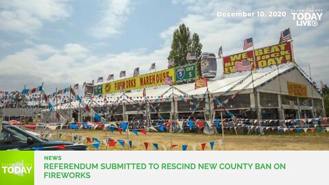 Referendum submitted to rescind new county ban on fireworks