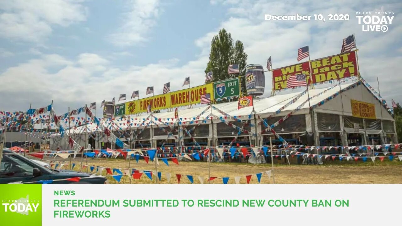 Referendum submitted to rescind new county ban on fireworks