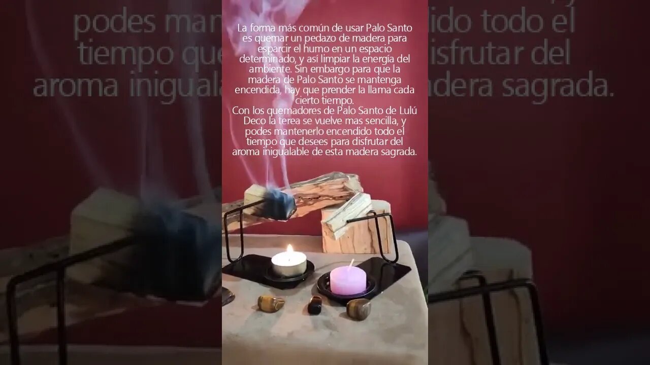 Como quemar palo santo