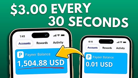 Make Money Online Watching Video Ads (30 SECONDS = $3.00)