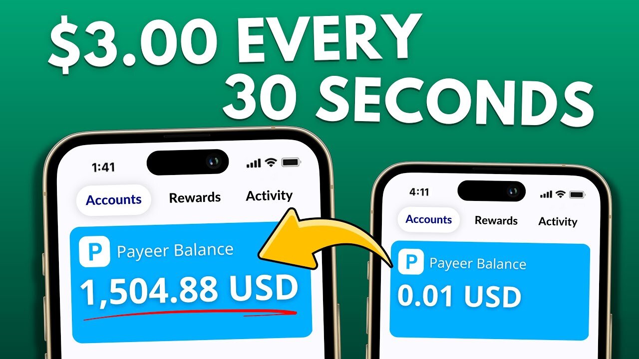 Make Money Online Watching Video Ads (30 SECONDS = $3.00)