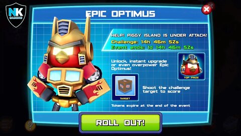 Angry Birds Transformers - Epic Optimus - Day 5 - Featuring Dirge