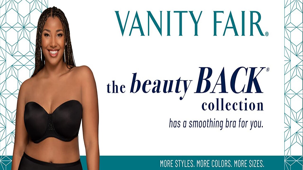 Vanity Fair Women’s Beauty Back Smoothing Strapless Bra