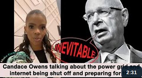 Candace Owens talking about the power grid and internet being shut off and preparing for this