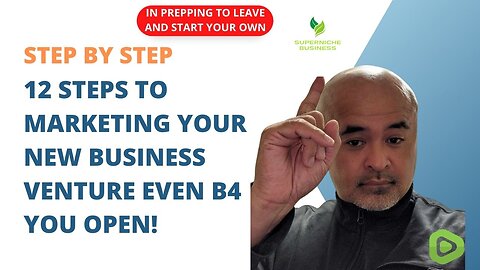 12 Steps to Marketing Your New Business even B4 you Open