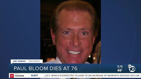 Longtime San Diego TV news anchor Paul Bloom dies at age 76