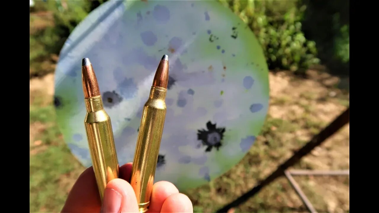 7MM MAG vs 300 WIN MAG - steel plates