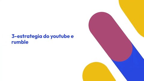 estrategia do youtube e rumble