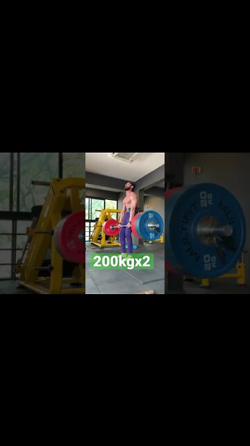200kg deadlift at 70kg bodyweight #shorts #youtubeshorts