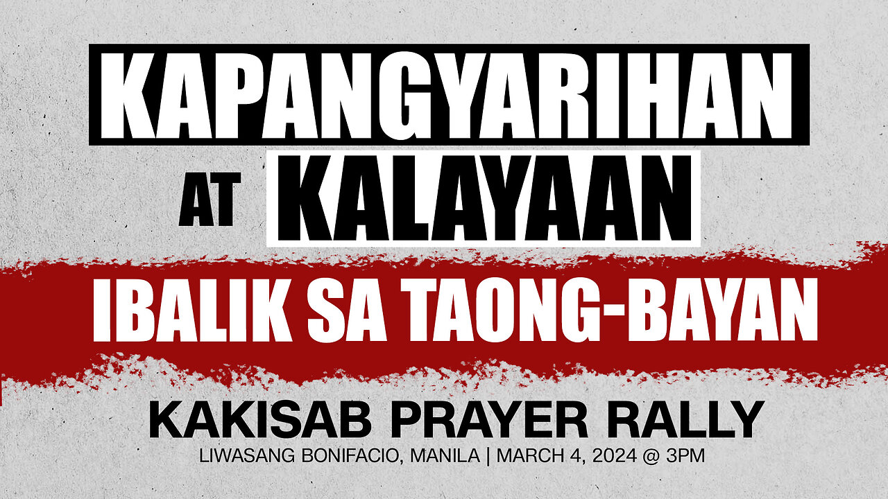 LIVE: KAKISAB Prayer Rally Special Coverage | March 4, 2024