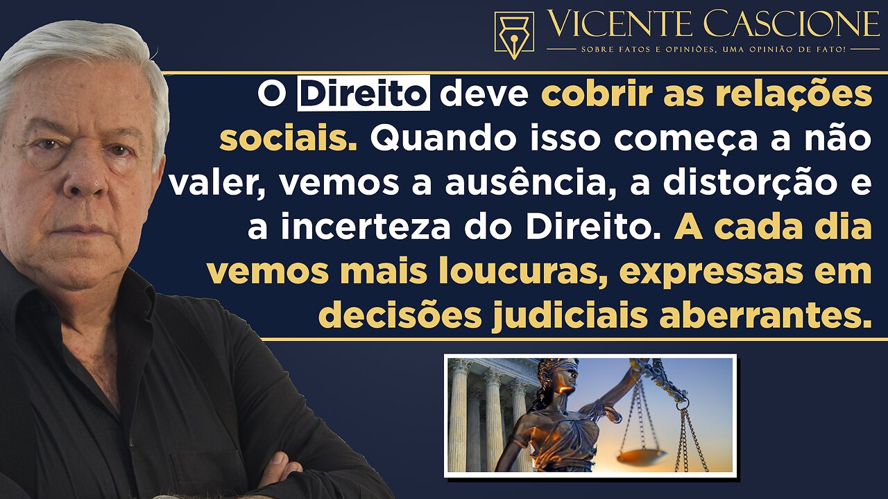 INSEGURANÇA JURÍDICA: O DIREITO VIOLENTADO E AS DECISÕES ABSURDAS QUE NOS AMEAÇAM.